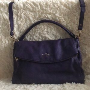Kate Spade crossbody/shoulder handbag purple
